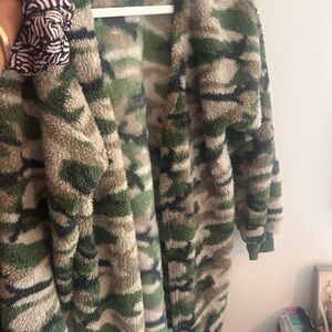 Camouflage Sherpa Jacket